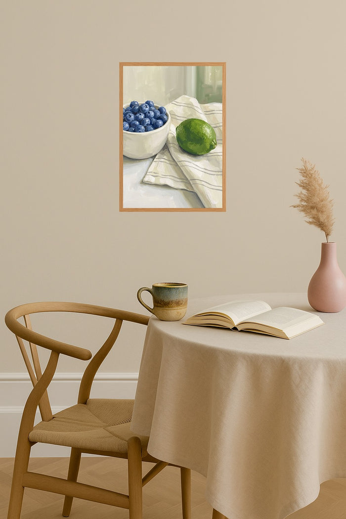 Poster mockup - Single poster in Nordic interior