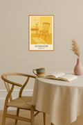 Poster mockup - Single poster in Nordic interior
