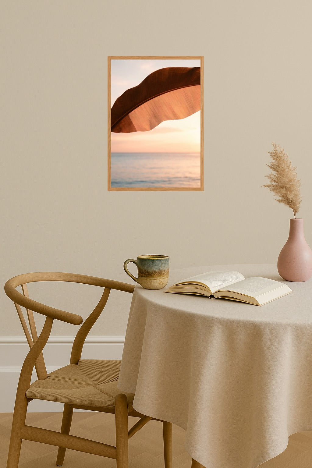 Poster mockup - Single poster in Nordic interior