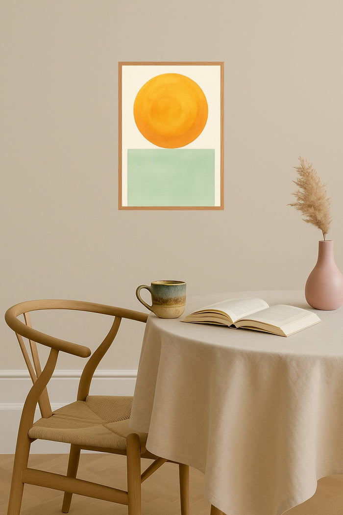 Poster mockup - Single poster in Nordic interior