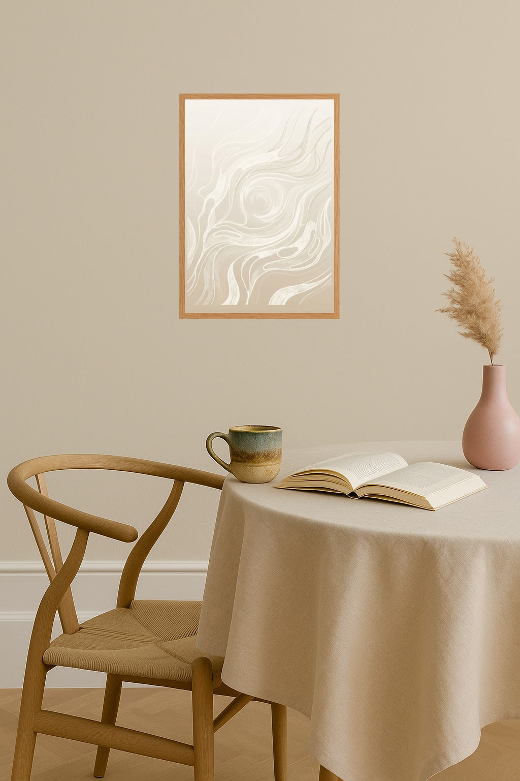 Poster mockup - Single poster in Nordic interior
