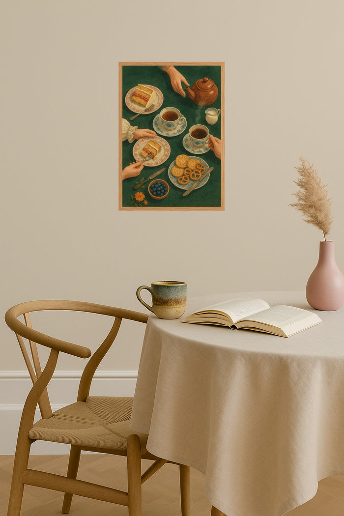 Poster mockup - Single poster in Nordic interior