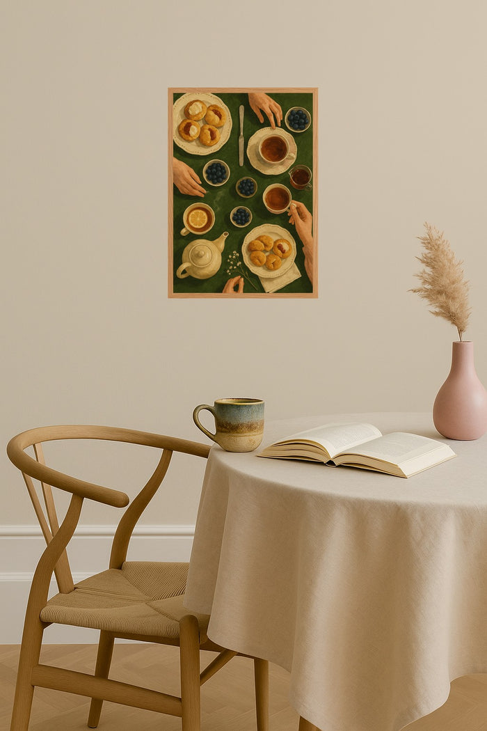 Poster mockup - Single poster in Nordic interior