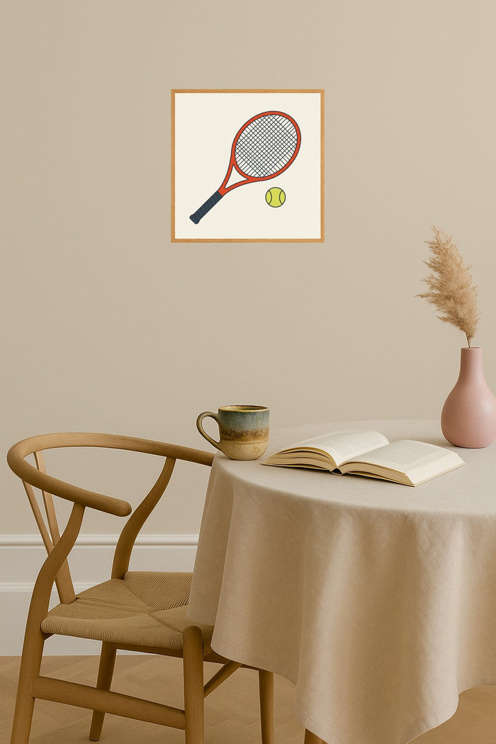 Poster mockup - Single poster in Nordic interior