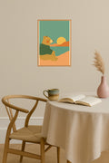Poster mockup - Single poster in Nordic interior