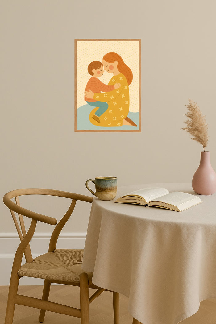 Poster mockup - Single poster in Nordic interior