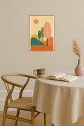 Poster mockup - Single poster in Nordic interior