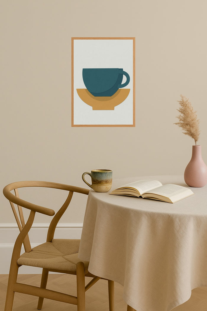 Poster mockup - Single poster in Nordic interior