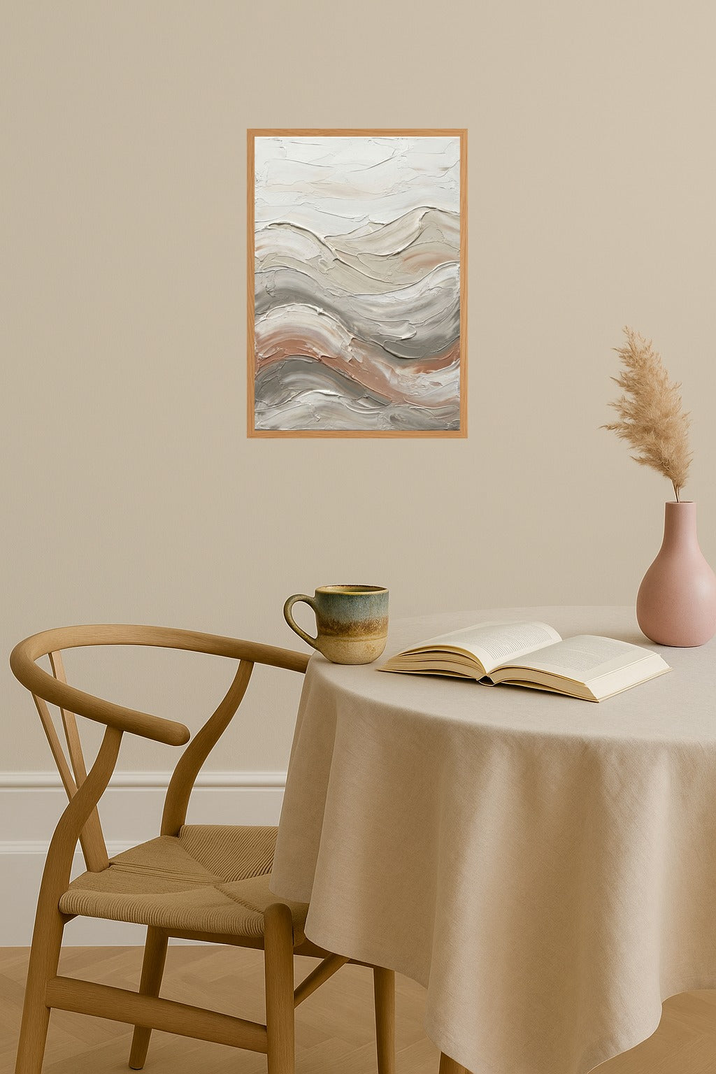 Poster mockup - Single poster in Nordic interior