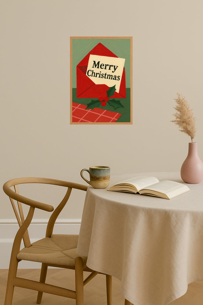 Poster mockup - Single poster in Nordic interior