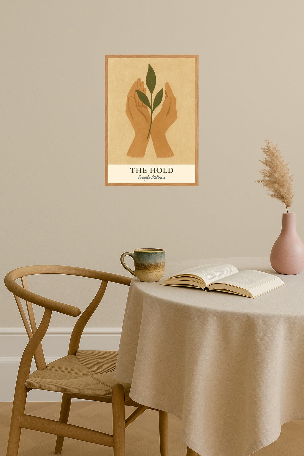 Poster mockup - Single poster in Nordic interior