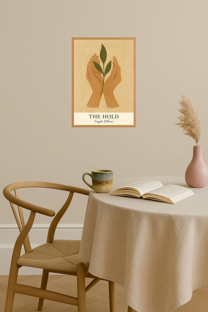 Poster mockup - Single poster in Nordic interior