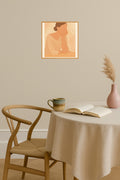 Poster mockup - Single poster in Nordic interior