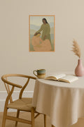 Poster mockup - Single poster in Nordic interior