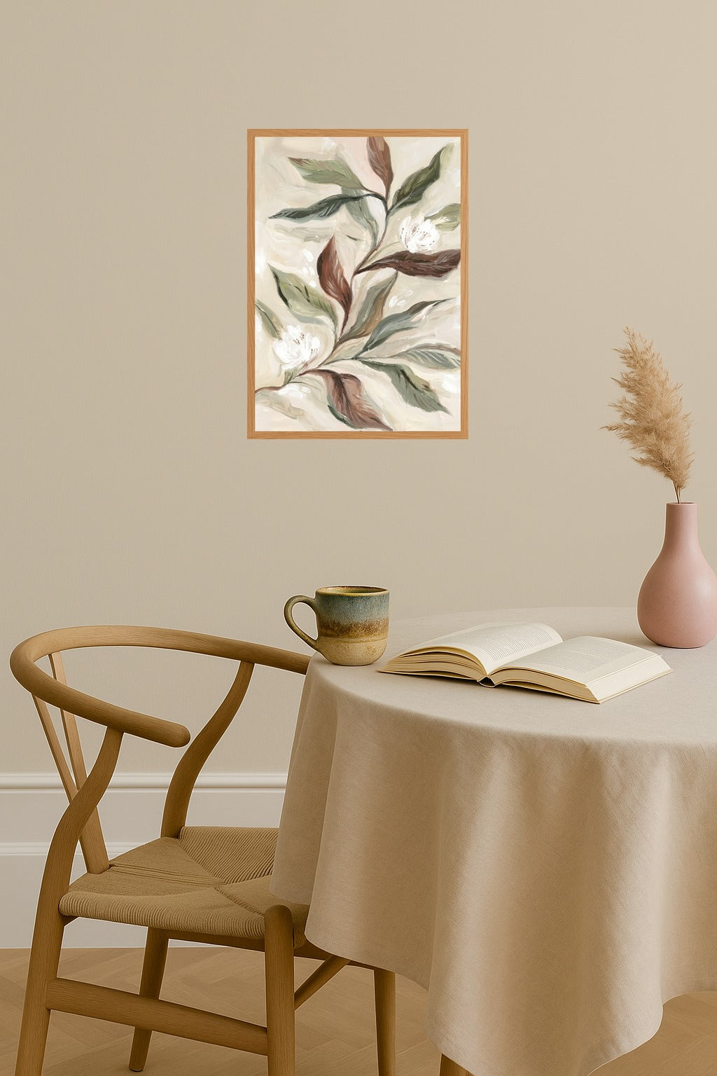 Poster mockup - Single poster in Nordic interior