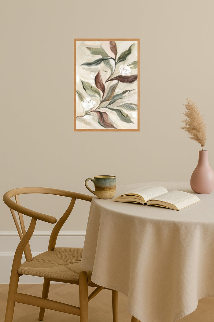 Poster mockup - Single poster in Nordic interior