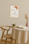 Poster mockup - Single poster in Nordic interior