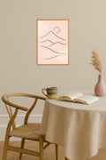 Poster mockup - Single poster in Nordic interior