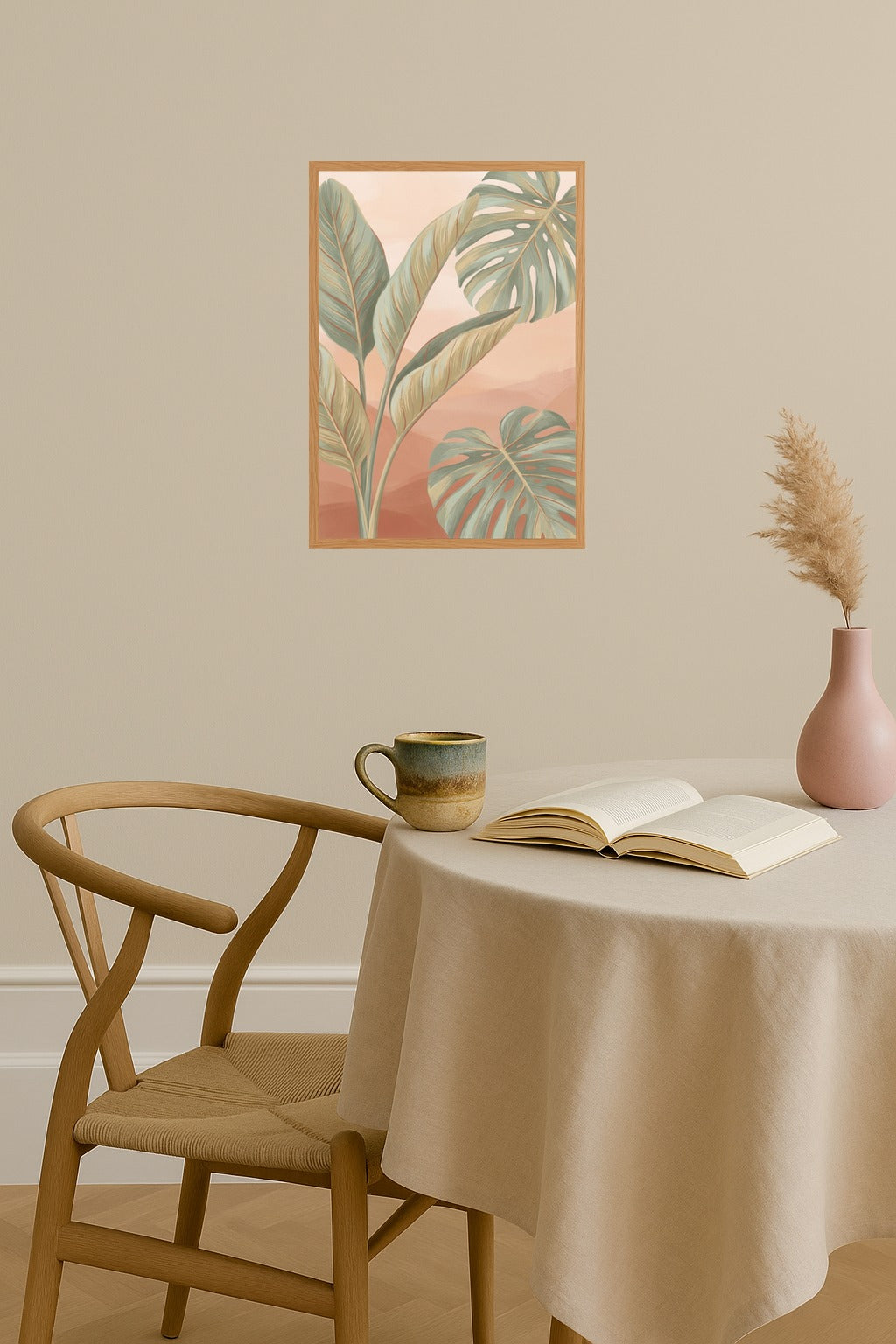 Poster mockup - Single poster in Nordic interior