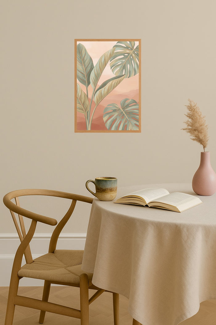 Poster mockup - Single poster in Nordic interior