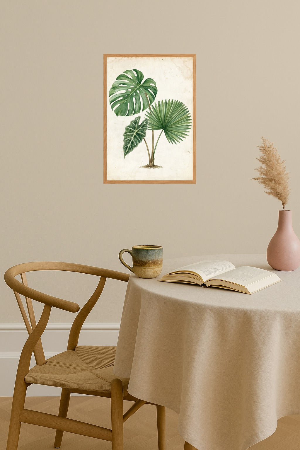 Poster mockup - Single poster in Nordic interior