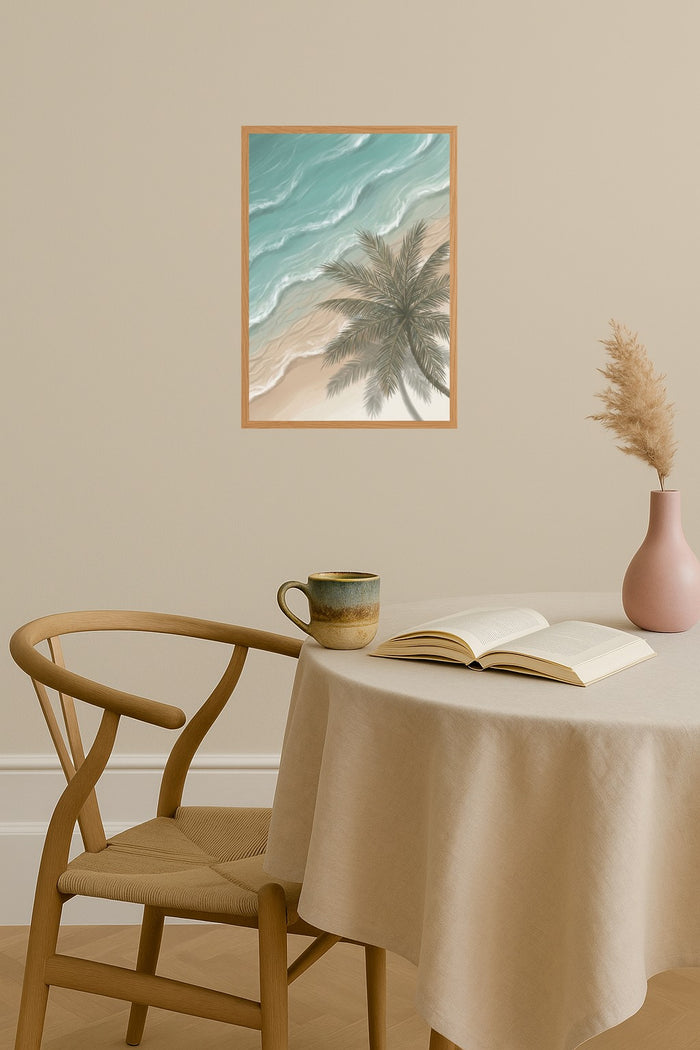 Poster mockup - Single poster in Nordic interior