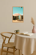 Poster mockup - Single poster in Nordic interior
