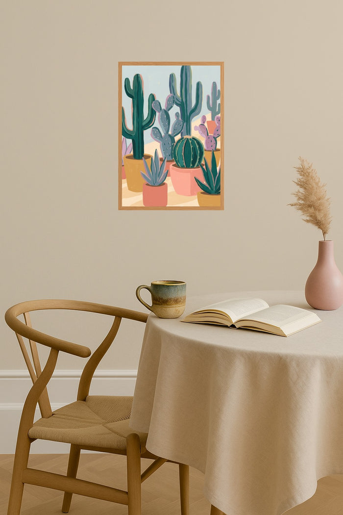 Poster mockup - Single poster in Nordic interior