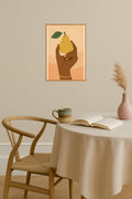 Poster mockup - Single poster in Nordic interior