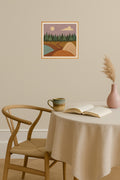 Poster mockup - Single poster in Nordic interior