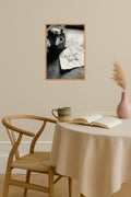 Poster mockup - Single poster in Nordic interior