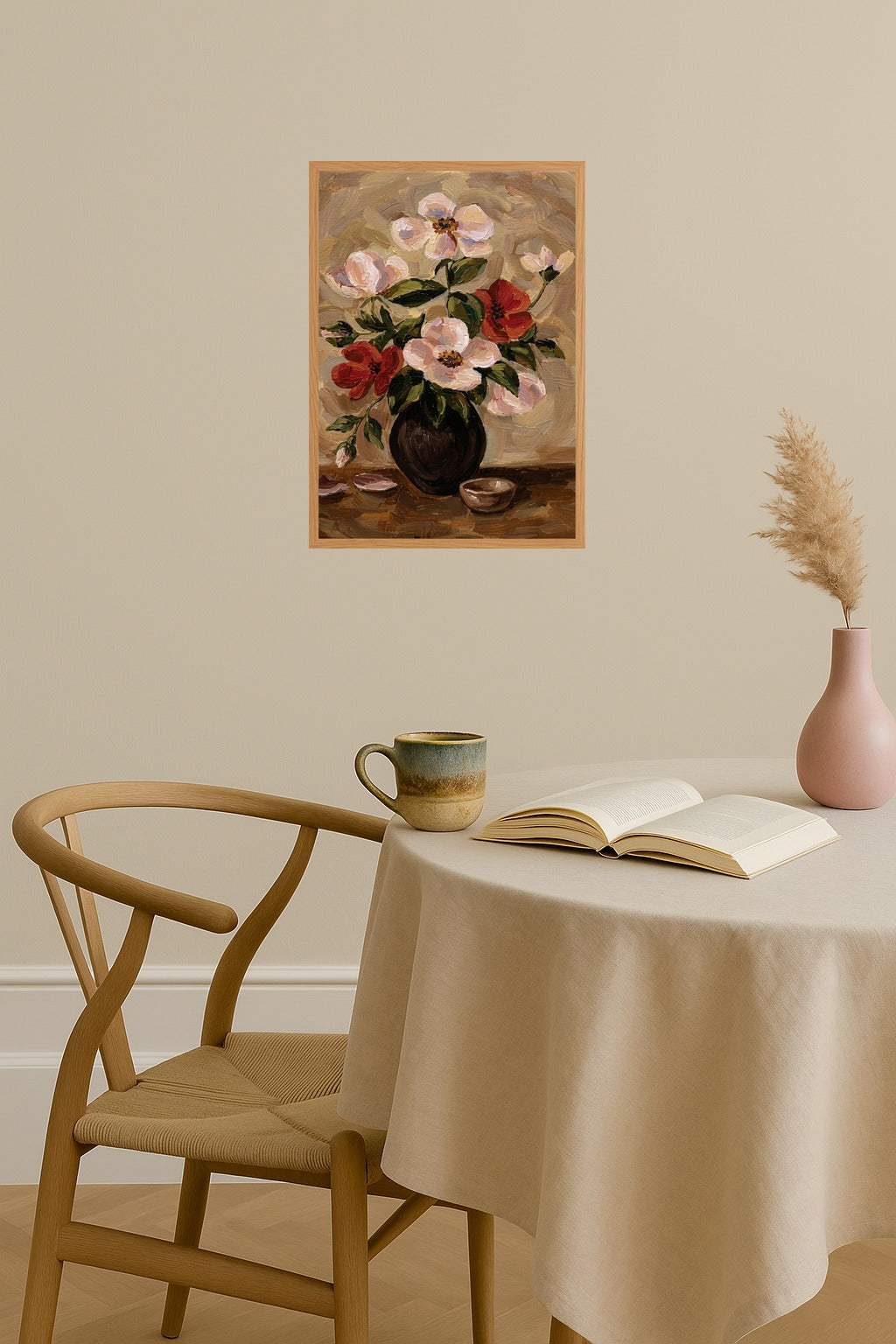 Poster mockup - Single poster in Nordic interior