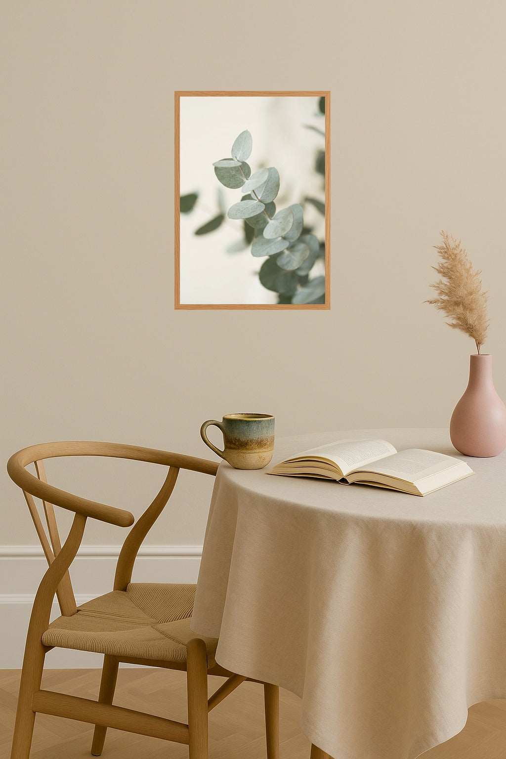 Poster mockup - Single poster in Nordic interior