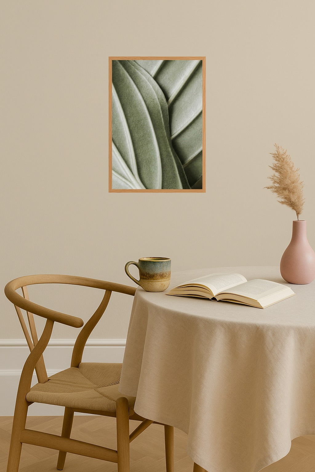 Poster mockup - Single poster in Nordic interior