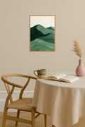 Poster mockup - Single poster in Nordic interior