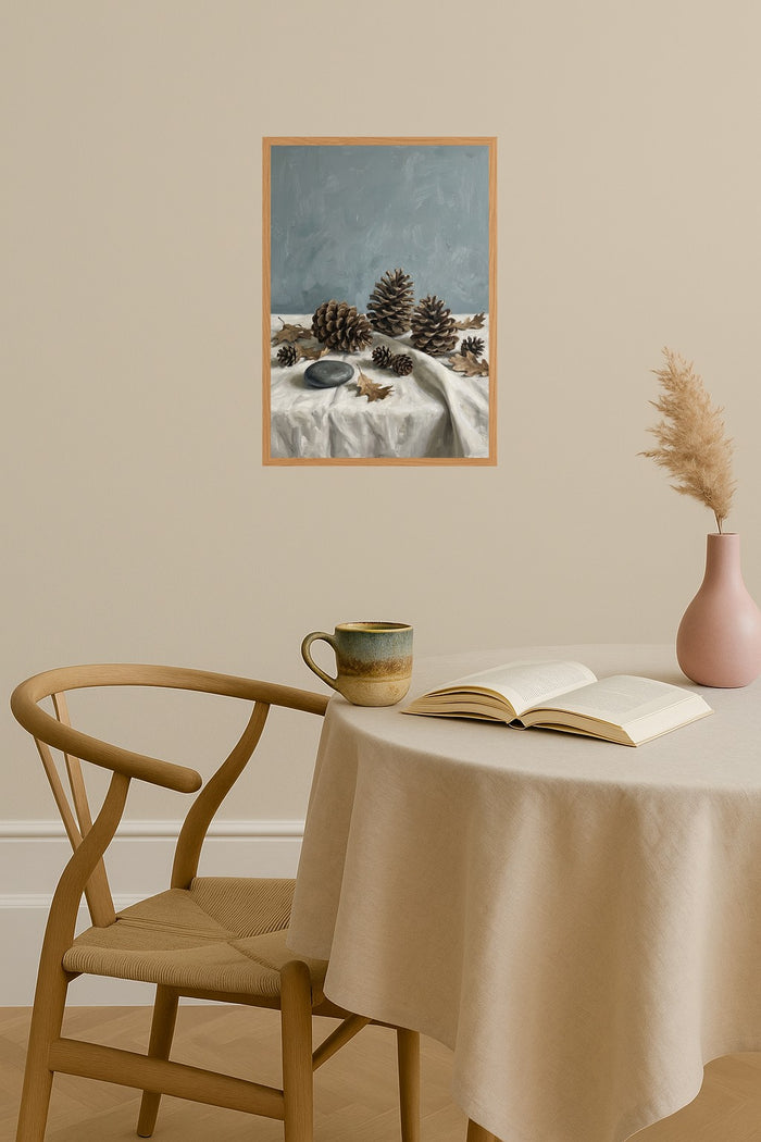 Poster mockup - Single poster in Nordic interior