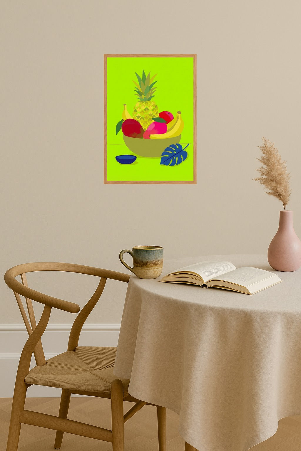 Poster mockup - Single poster in Nordic interior