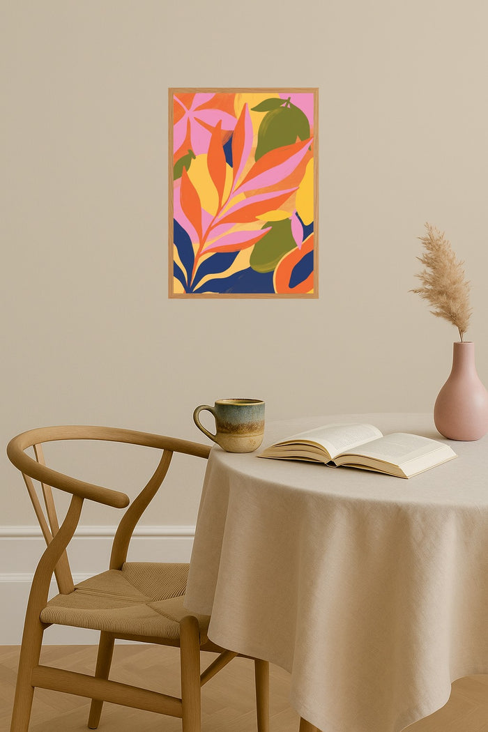 Poster mockup - Single poster in Nordic interior