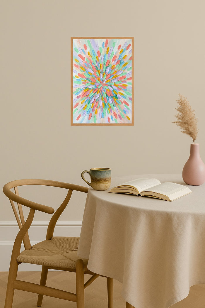 Poster mockup - Single poster in Nordic interior