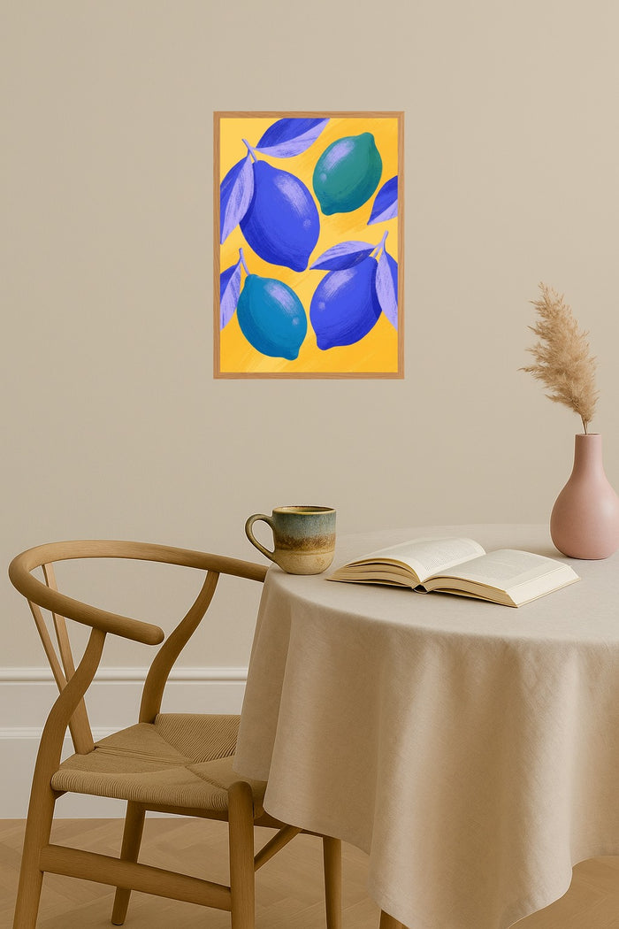 Poster mockup - Single poster in Nordic interior