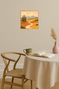 Poster mockup - Single poster in Nordic interior