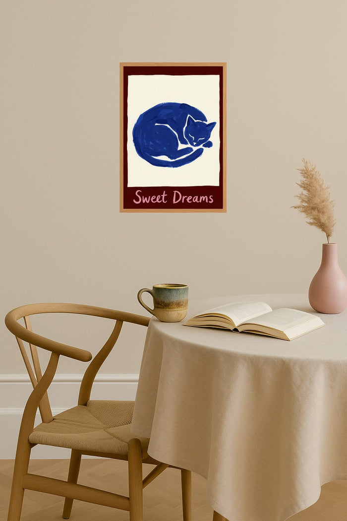 Poster mockup - Single poster in Nordic interior