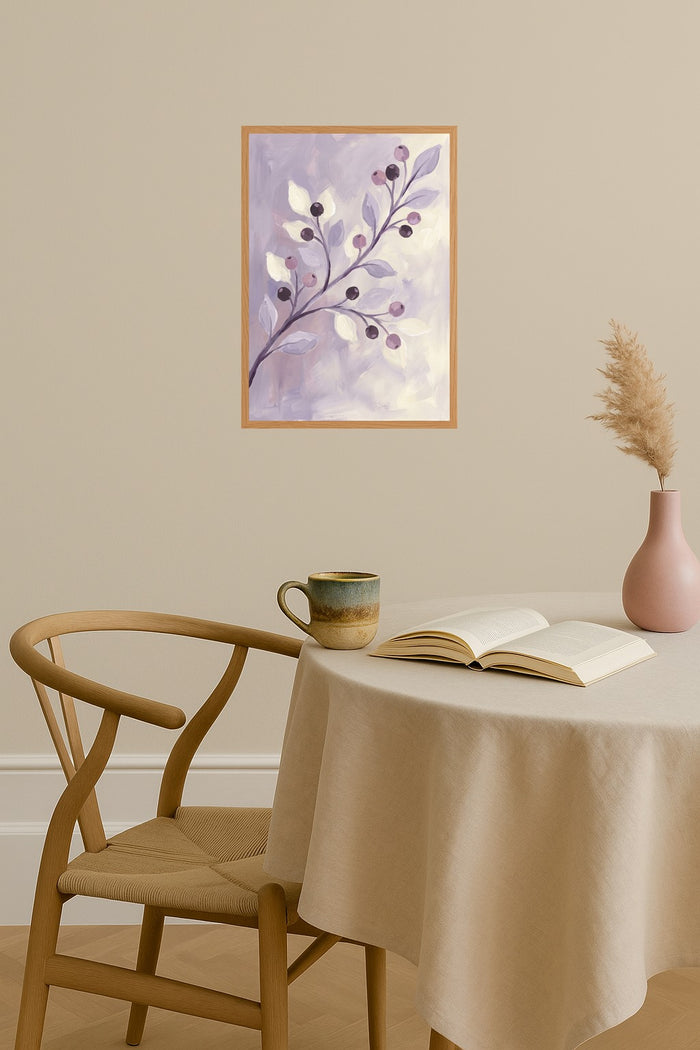 Poster mockup - Single poster in Nordic interior