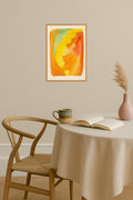 Poster mockup - Single poster in Nordic interior