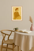 Poster mockup - Single poster in Nordic interior