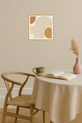 Poster mockup - Single poster in Nordic interior