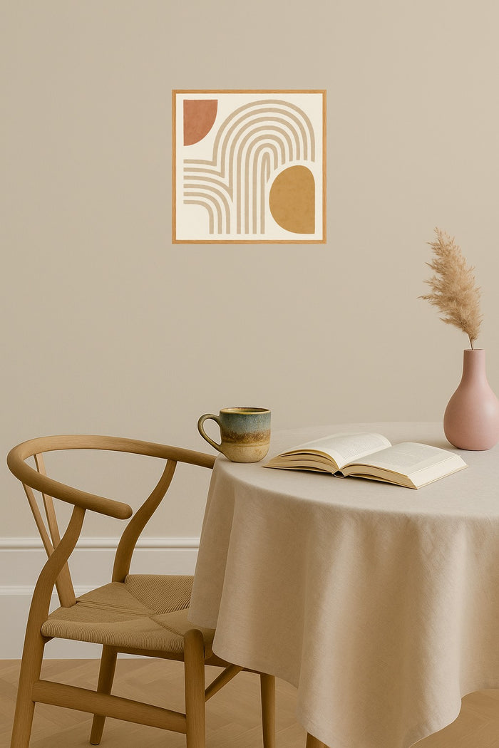 Poster mockup - Single poster in Nordic interior