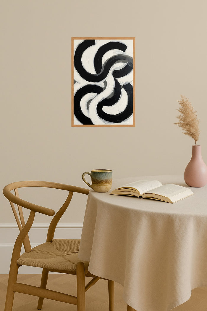 Poster mockup - Single poster in Nordic interior