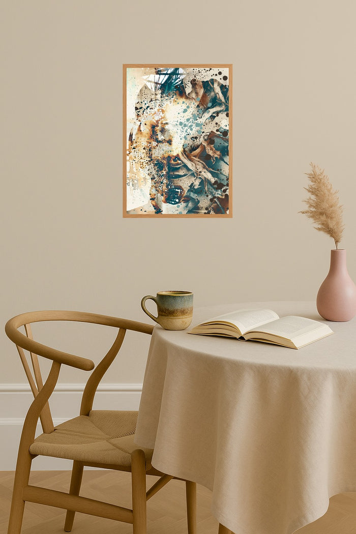 Poster mockup - Single poster in Nordic interior