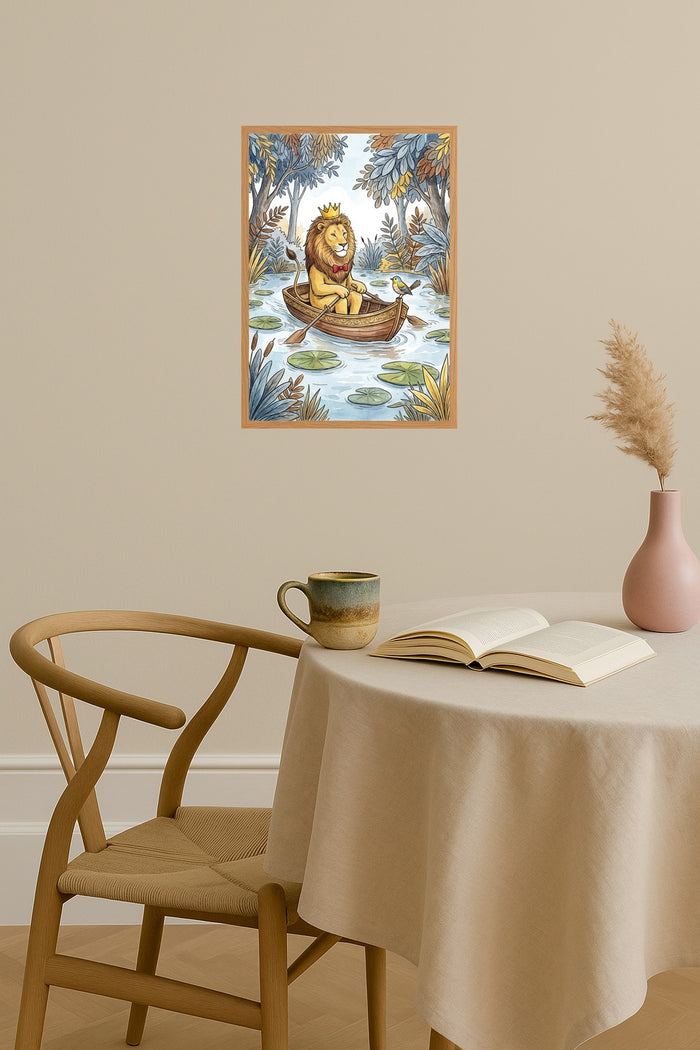 Poster mockup - Single poster in Nordic interior